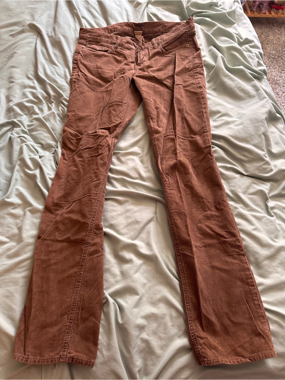 J. Crew Women's Corduroy Bootcut Jeans in Rust